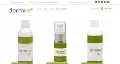 Desktop Screenshot of dermha.com